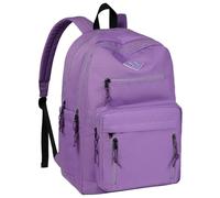 UJEDFHV Sac De Cours Sac à dos d'école deux compartiments, sac de jour, cartable for lycée, adolescent, garçon, fille, université, travail, homme, femme(Purple)