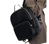 UJEDFHV Sac De Cours Sac à dos tendance en cuir de vache for femmes, style coréen, décontracté, for étudiantes(Black)