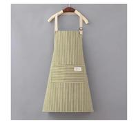UJEDFHV Tablier De Cuisine Tablier de cuisine en coton et lin, imprimé à rayures, Anti-huile, sans manches, for hommes femmes, cuisson, taille, for la maison(Style D)