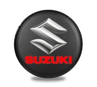 UJEOOWKM Housse Roue de Secours pour Suzuki Vitara 2016-2025,Protection Roue Véhicule Couvre Roue Pneu Étanche Cache Pneu Accessoires Voiture Sac Roue,14 inch