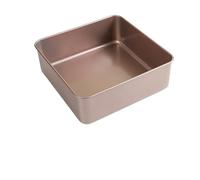 UJHKAQVGT Ensemble de moules à gâteau anciens, moule carré surélevé et approfondi, moule à bain d'eau en acier au carbone antiadhésif, outils de cuisson ménagers, plusieurs tailles peuvent être