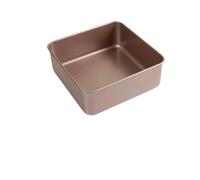 UJHKAQVGT Ensemble de moules à gâteau anciens, moule carré surélevé et approfondi, moule à bain d'eau en acier au carbone antiadhésif, outils de cuisson ménagers, plusieurs tailles peuvent être