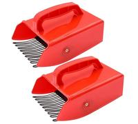 UJHKAQVGT Outil de cueillette de myrtilles, artefact de cueillette de baies avec peigne en métal, outil de ménage de jardin, outil de cueillette de canneberges et cassis - Poignée ergonomique