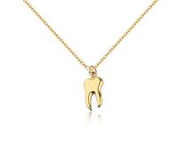 UJIMS Collier à breloques pour assistante dentaire - Cadeau pour femme - Cadeau de remise de diplôme, 1, Acier inoxydable, Strass