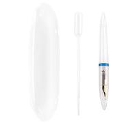 Ujjdwiurgh 0.5Mm Nib Stylo-Plume avec Pipette Haute Capacité Transparent Stylos Bureau Fournitures Scolaires pour ÉTudiant ÉCriture Cadeaux