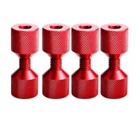 Ujjdwiurgh 1-1/8 Pouces Goupilles à Deux Trous Construction en Aluminium 6061 Goupille D'Alignement de Bride à 2 Trous 4 Pièces