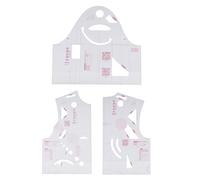 Ujjdwiurgh 1: 1 Règle de de Vêtements en Tissu Crop Mould School School Teach Apparence Apparence Dessin Modèle Gabarit Prototype Règle