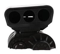 Ujjdwiurgh 1/10 Robot de Contrôle à Distance Simulation Moteur Prise d'air Couvercle du Compresseur pour Trx4 D90 Scx10 Wraith 90046 90018, Noir