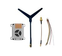 Ujjdwiurgh 1.2G 2W VTX 2000mW 9 Canaux FPV Vidéo Audio Émetteur 7-36V MMCX pour FPV à Longue Portée RC Course Drone