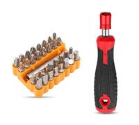 Ujjdwiurgh 1/4 pouce Tournevis Bit Poignée Multifonction Tournevis Set Tournevis Foret Clé Outil