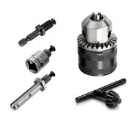 Ujjdwiurgh 1,5 à 10 mm - Capacité : 3/8" - Adaptateur de mandrin à douille carrée 1/2" - Adaptateur femelle autobloquant - Facile à installer et à utiliser