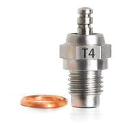 Ujjdwiurgh 1 Bougie de Préchauffage T4 pour Moteurs pour /// 1/8 1/10 RC Nitro pour Voiture et Camion
