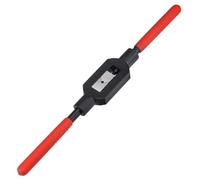 Ujjdwiurgh 1 clé à taraud réglable avec poignée filetée - Alésoir à main en acier noir et rouge pour tarauds métriques M5-M20 de 1/4-3/4" (UNC/UNF)