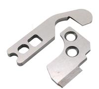 Ujjdwiurgh 1 de Lames Supérieures et Inférieures pour Machines à Coudre Overlock 788013009 et 788011007 pour E- 664 W6 (454D N444)