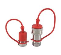 Ujjdwiurgh 1 de Raccords à Dégagement ISO7241-A NPT, Connecteur de Couplage Hydraulique 1/2 Pouce, Interface à Changement en Métal