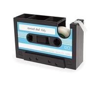 Ujjdwiurgh 1 distributeur de ruban adhésif rétro pour fournitures de bureau - Bleu et noir