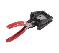 Ujjdwiurgh 1 emporte-pièce portable en métal noir pour passeport, 5,1 x 5,1 cm, pour photo, carte d'identité, papier pour bureau et famille