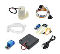 Ujjdwiurgh 1 Ensemble D'Irrigation Automatique Kit de Bricolage Pompe à Eau Détection D'Humidité Du Sol Jardin Arrosage Goutte à Goutte Système D'Irrigation