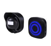 Ujjdwiurgh 1 Ensemble Porte D'Entrée Visiteur Porte Cloche Carillon Sonnette Carillon Plastique (B) EU Plug