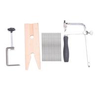 Ujjdwiurgh 1 ensemble professionnel de scie de bijoutier ensemble d'outils de scie cadre de scie 144 lames en bois broche pince bois métal bijoux aussi