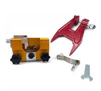 Ujjdwiurgh 1 ensemble support de barre et meuleuse à chaîne manuelle Outil portable en alliage d'aluminium pour aiguiser les chaînes de scie et les tronçonneuses