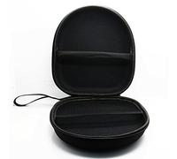 Ujjdwiurgh 1 étui rigide de rangement pour écouteurs, câbles, écouteurs, pochette de transport pour carte SD, noir