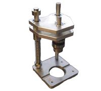 Ujjdwiurgh 1 Guide de Perçage Portable pour le Travail Du Bois, Localisateur de Poinçon Réglable et Gabarit de Trou Droit