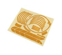 Ujjdwiurgh 1 lot d'autocollants réfléchissants pour scooter Max G30 Kickscooter pliables (jaune)