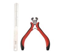 Ujjdwiurgh 1 lot d'extracteurs de frettes de guitare - Kit de plaque en acier - Pince à affleurer au sol - Pince coupante pour pièces de guitare