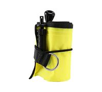 Ujjdwiurgh 1 M PlongéE sous-Marine Gonflable SMB Signal Marqueur BouéE Visibilité Flotteur Signal Tube Saucisse, Jaune