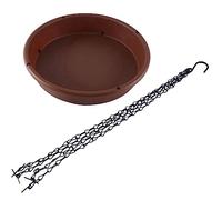 Ujjdwiurgh 1 mangeoire à oiseaux d'extérieur pour jardin, patio, clôture, terrasse