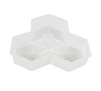 Ujjdwiurgh 1 moule de chemin en forme de feuille d'érable pour pavés carrés en plastique manuel