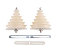 Ujjdwiurgh 1 Outil de RéParation de Moteur Beige 7 Couches 6 Fentes Outil D'Enroulement de Micro-Moteur Universel Monophasé Moule D'Enroulement de Moteur de Pagode