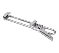 Ujjdwiurgh 1 Ouvre-Boîte Multifonctionnel en Acier Inoxydable avec Tampon en Caoutchouc Antidérapant, Ouvre-Bocal pour Mains Faibles, Personnes Âgées et Enfants