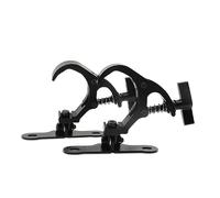 Ujjdwiurgh 1 Paire de Crochets de Lumière de Scène en Aluminium, Faisceau de Lumière à Tête Mobile, Clip de Ferme, Charge de Sécurité 150 Kg pour Équipement de Scène DJ Disco Facile à Utiliser (B)