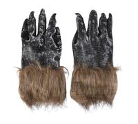 Ujjdwiurgh 1 Paire de Loup Masque animal Masque set loup- Masquerade loup pour Halloween (Taille: L, Couleur: Noir)