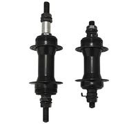 Ujjdwiurgh 1 paire de moyeux de frein à disque avant et arrière à 36 trous, compatible avec 6 boulons de frein à disque, moyeu pour VTT