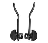 Ujjdwiurgh 1 paire de repose-guidon de vélo 30 ° en fibre de carbone pour guidon plat accessoires de cyclisme mat 3K