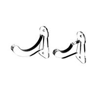 Ujjdwiurgh 1 paire de supports muraux en acrylique pour battes de baseball, softball - Transparent - Facile à installer