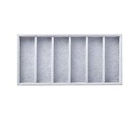 Ujjdwiurgh 1 PCS 6 Fentes Verres Présentoir Verres Présentoir Organisateur Plateau A