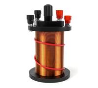 Ujjdwiurgh 1 PCS Bobine D'Induction de Démonstration avec Bobine Primaire, Bobine Secondaire en Cuivre et Aimant Cylindrique pour L'Enseignement de la Physique