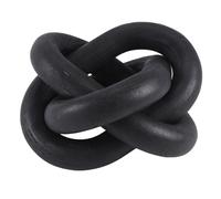 Ujjdwiurgh 1 PCS Bois Chaîne Lien Décor Sculpté à la Main Table Basse Décor Moderne Ferme Étagère Décor Boho Noir