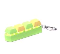 Ujjdwiurgh 1 PCS de Décompression Cliquetis de Clavier Cube Jouet de Clavier Jouet de Touche Mécanique Soulagement du Stress par Bouton pour Cadeaux Adultes, E