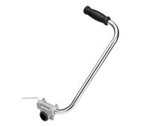 Ujjdwiurgh 1 PCS Poignée de Coupe-Cordon Poignée de Coupe-Herbe Poignée de Coupe-Herbe Clip avec Support Poignée de Coupe-Herbe Argent & Noir Poignée de Coupe-Pelouse pour Entretien de Pelouse