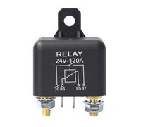 Ujjdwiurgh 1 PCS Relais de Voiture Camion Moteur Automobile Noir 24V 120A Type Continu Relais Automobile
