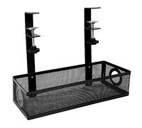 Ujjdwiurgh 1 Pcs sous la Pince de Boîte de Gestion de de Bureau sous Le Plateau de Câble D'Organisateur de Gestion de Cordon de Table