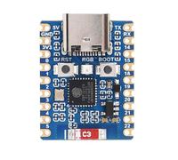 Ujjdwiurgh 1 Pièce de Carte de Développement ESP32 C6 Zero WiFi 6 pour ESP32 Mini Module Double Processeur Carte Bleue PCB Supporte Le WiFi 2,4 GHz Bluetooth Le Module