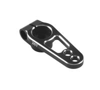 Ujjdwiurgh 1 PièCe en Alliage D'Aluminium 25T 31Mm de Bras Servo pour PièCes de Chenille de Voiture RC, Noir