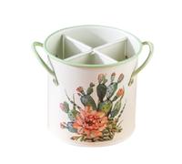 Ujjdwiurgh 1 Pièce Ins Multi-Usage Vintage Support pour Égouttoir en Fer avec Séparation des Ustensiles de Couverts en Tube Organisateur