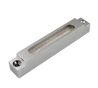 Ujjdwiurgh 1 pièce Niveau à bulle Mini Niveau à bulle Instrument de mesure haute taille 132 x 22 x 20 mm 0,02 mm/M